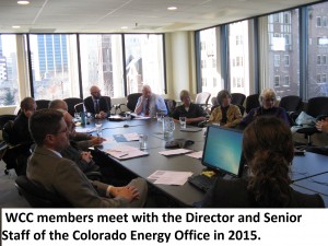 WCC members meet with Director and senior staff at CO Energy Office _3_