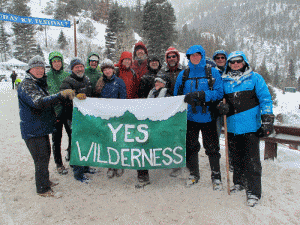 WCC kicked off a “Year of Wilderness” by collecting 600 signatures in January at the Ouray Ice Fest for support of the San Juan Wilderness Act. 