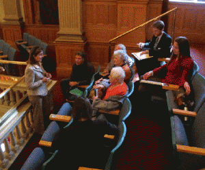 WCC members met with Sen. Gail Schwartz on a recent trip to the state capitol.