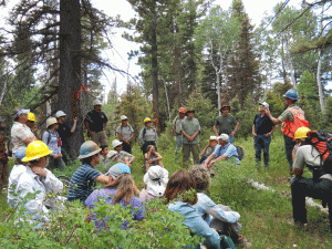 WCC members participated in an Uncompahgre Project field trip in July, during which the SBEADMR was a central topic of discussion.