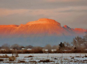 Grand Valley inversion. Photo by Susan Justice